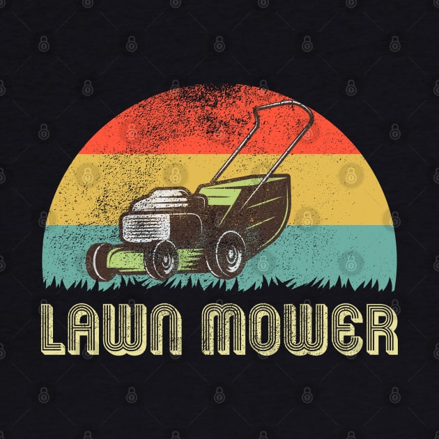 vintage retro lawn mower by hardy 